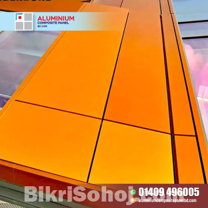 ALUBOND-Aluminum composite panel, non-combustible.